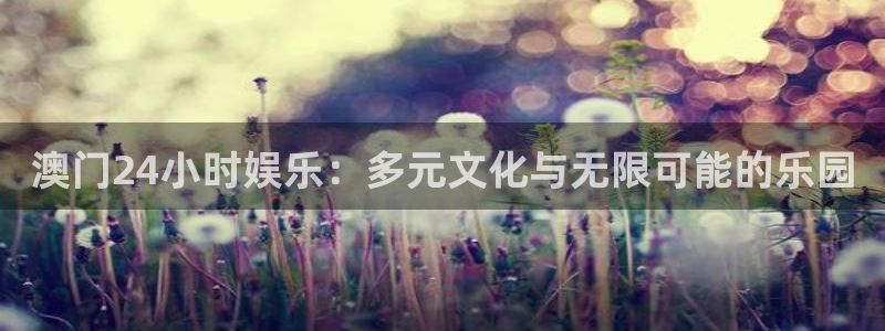 壹号国际app免费下载安装：澳门24小时娱乐：多元文化与无限可能的乐园